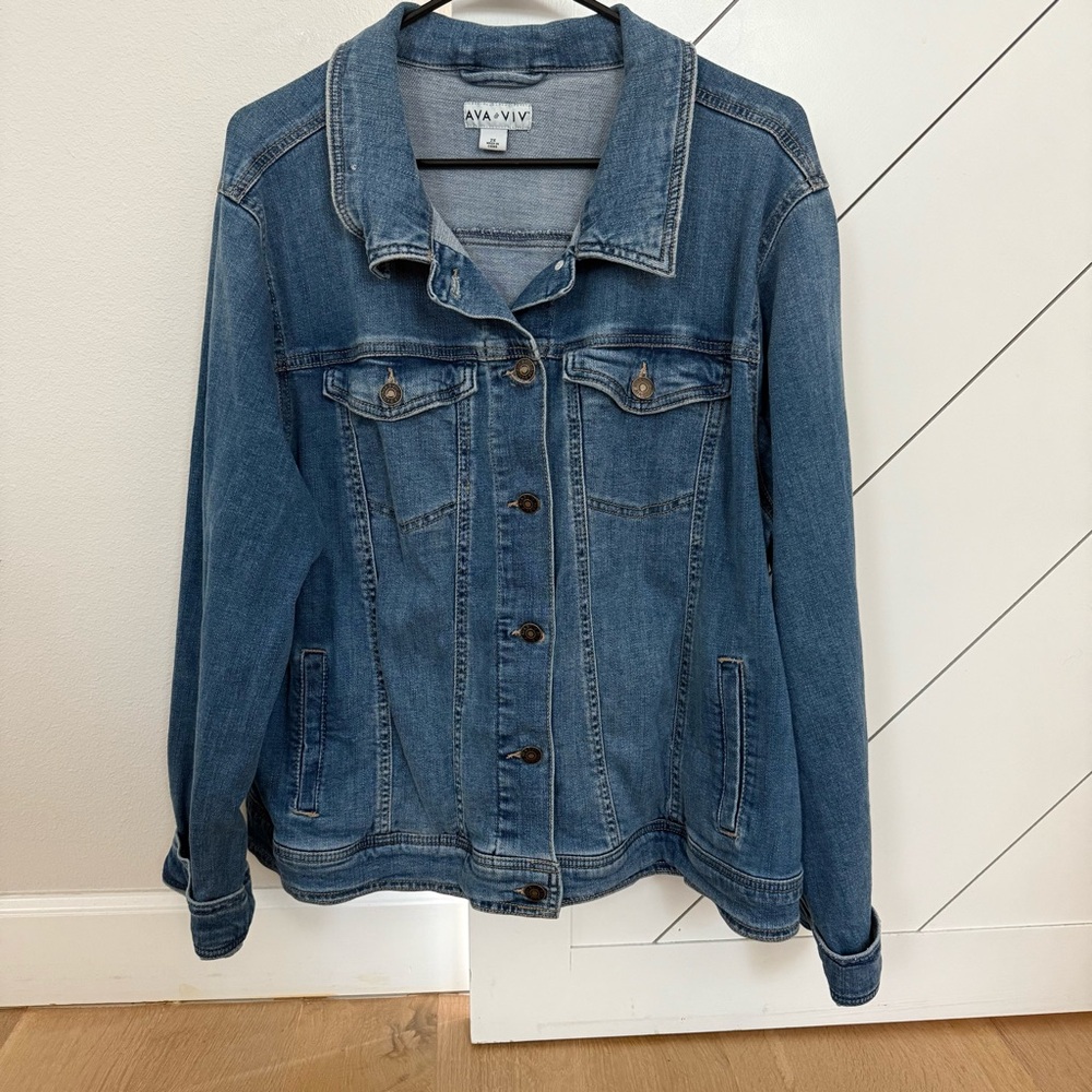 Ava & Viv Blue Denim Jacket